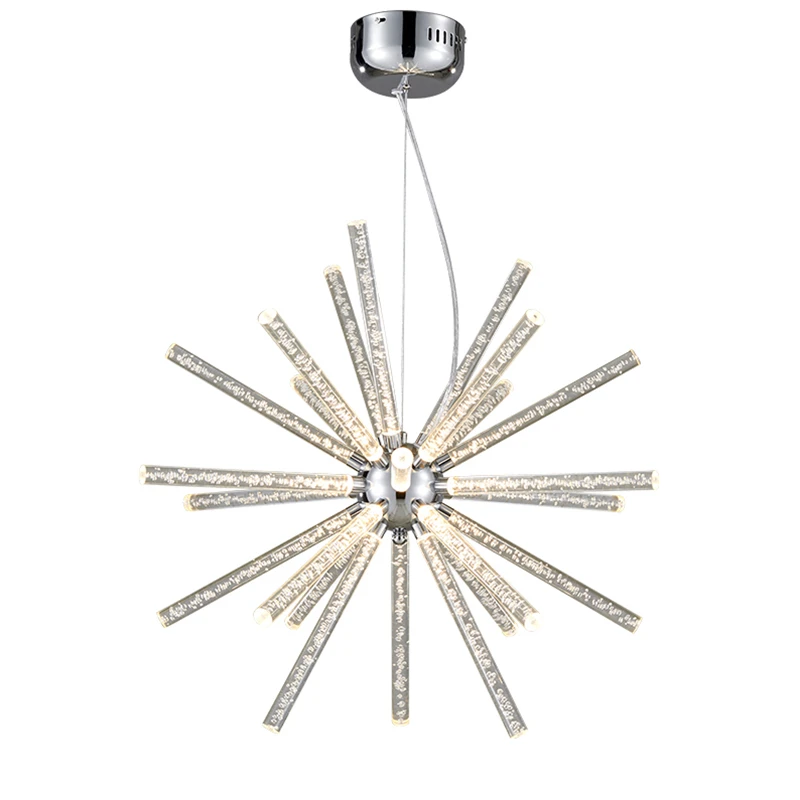 

Nordic Style Bubble acrylic ball led pendant lamp frosted Clear tube light Droplight Fixture Lamparas for Restaurant Living Room