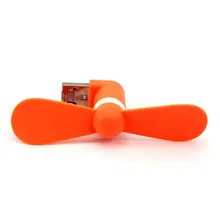 1Pc Orange Color USB Gadget for Android Phones Micro USB Fans Mini Fans for Samsung For Other Android Phones