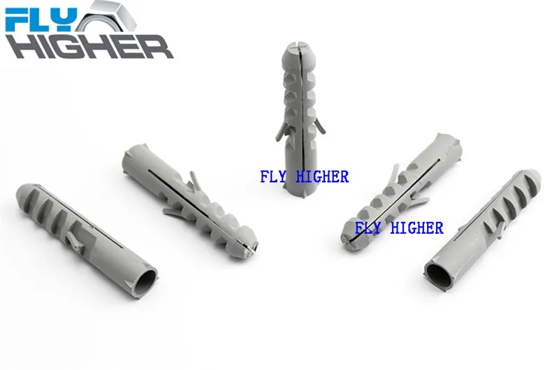 14x75 25 шт./упак. нейлон Пластик стены анкерный Пластик дыры затыкают с нашивкой «Крылья» нейлон настенных розеток