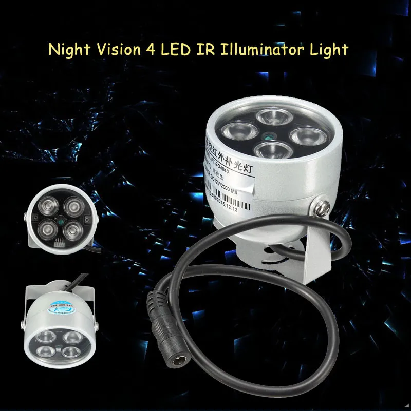 

CCTV LEDS 4 array IR led Light IR Infrared waterproof Night Vision CCTV Fill Light For CCTV Camera ip camera