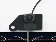 Fisheye Lens 1080P Trajectory Tracks Car Parking Rear view Camera For Mitsubishi ASX 2011 2012 2013 2014 Car Reverse Camera