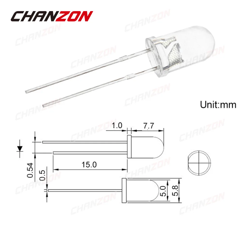 5mm 850NM size