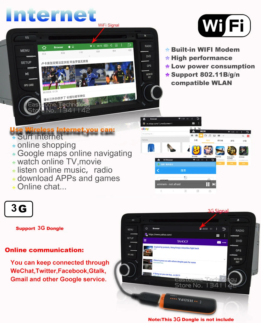 Clearance Pure Android 6.01 Car DVD For AUDI A3 2003 2004 2005 206 2007 2008 2009 2010 2011 R3 RS3 With Octa core GPS Radio Backup Camera 9