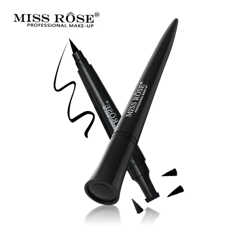 Miss rose marca carimbo l quido delineador preto imperme vel maquiagem 