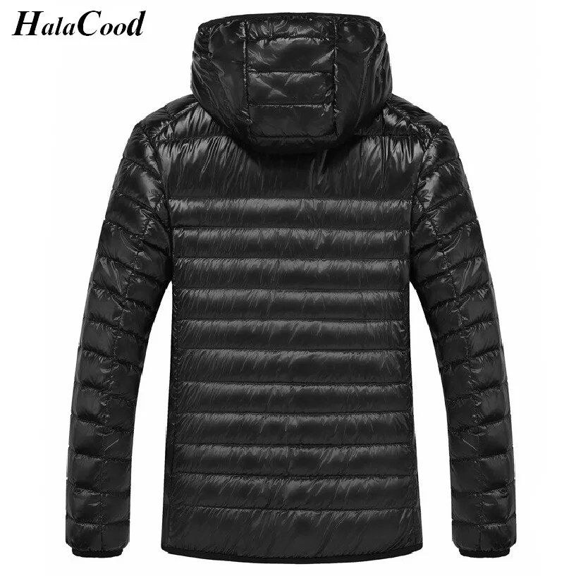Down Jackets Men Winter Ultra Light Duck Down Coats Windproof Outwear Casual Brand