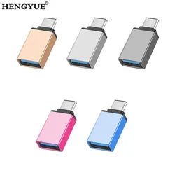 5000pcs/lot USB-C Type-C To USB OTG Mini Adapter 3.0 Converte For Samsung Galaxy Note8 High Speed certified Cell Phone Charger