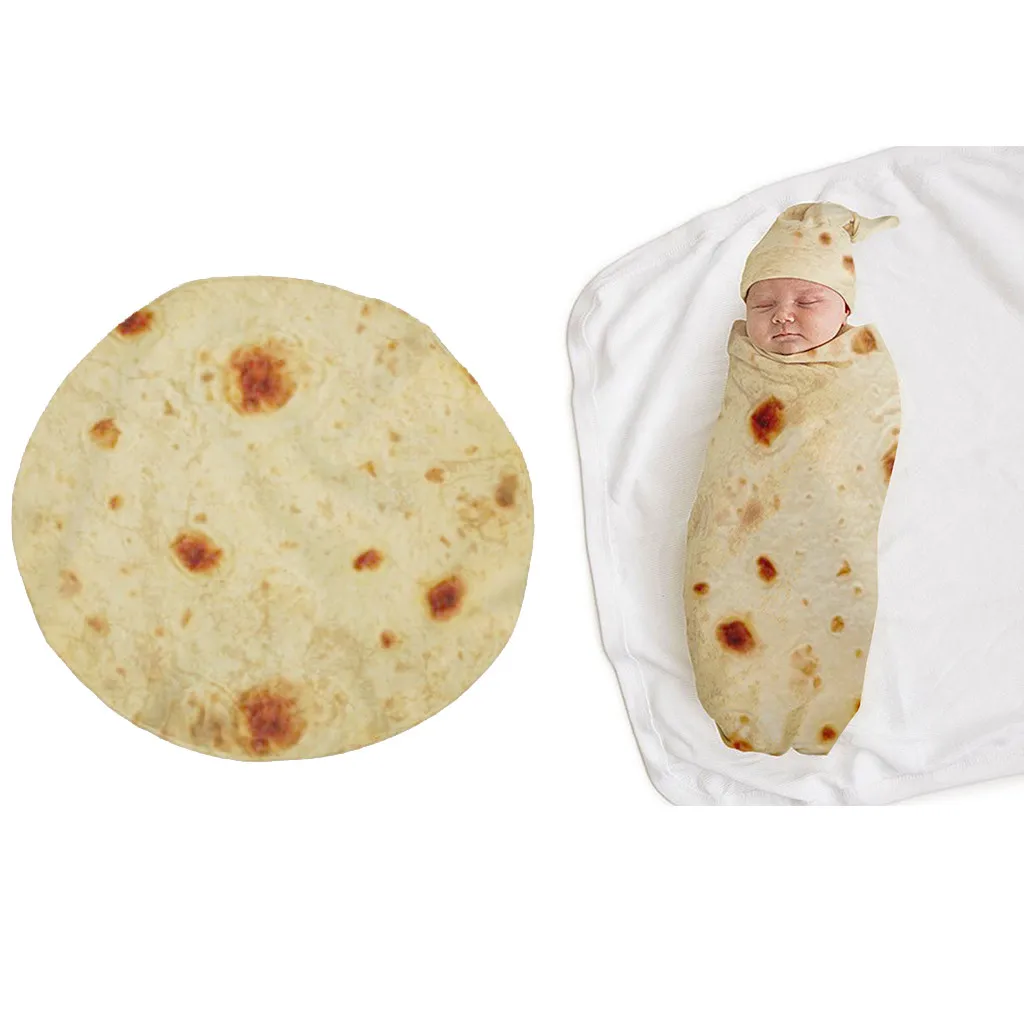 Высококачественное детское одеяло Burrito мука тортильа Пеленальное Одеяло зимняя