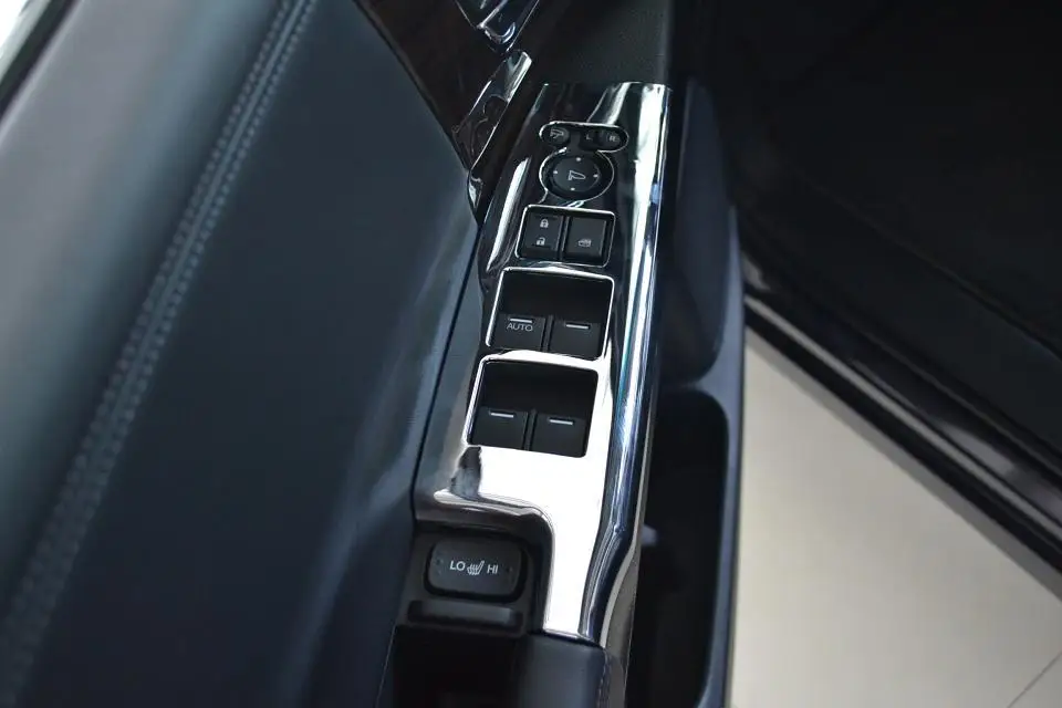 4 шт./компл. ABS хромированная отделка двери стеклоподъемник Кнопка регулировки ручка отделка подлокотника для Honda Odyssey стайлинга автомобилей Авто Крышка - Название цвета: glossy A style 4pcs