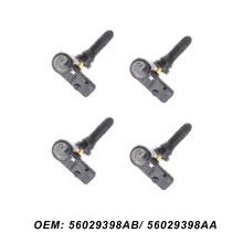 4 шт. TPMS системы контроля давления в шинах для Chrysler/Dodge/JEEP 56029398AB/56029398AA 433 МГц TPMS датчик давления в шинах