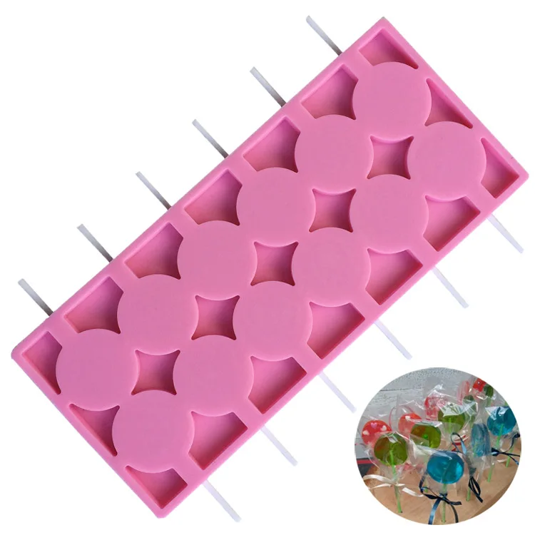 Round shape lollipop mold