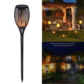 

Solar Flame Lamp Flickering IP65 Waterproof LED Garden Decoration Landscape Light Lawn Lamp Path Lighting Torch Light Spotlight