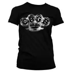 CBGB костяшки мыть логотип Для женщин футболка S-XL размеры Для женщин футболки Костюмы оптовая продажа женские короткий рукав футболки