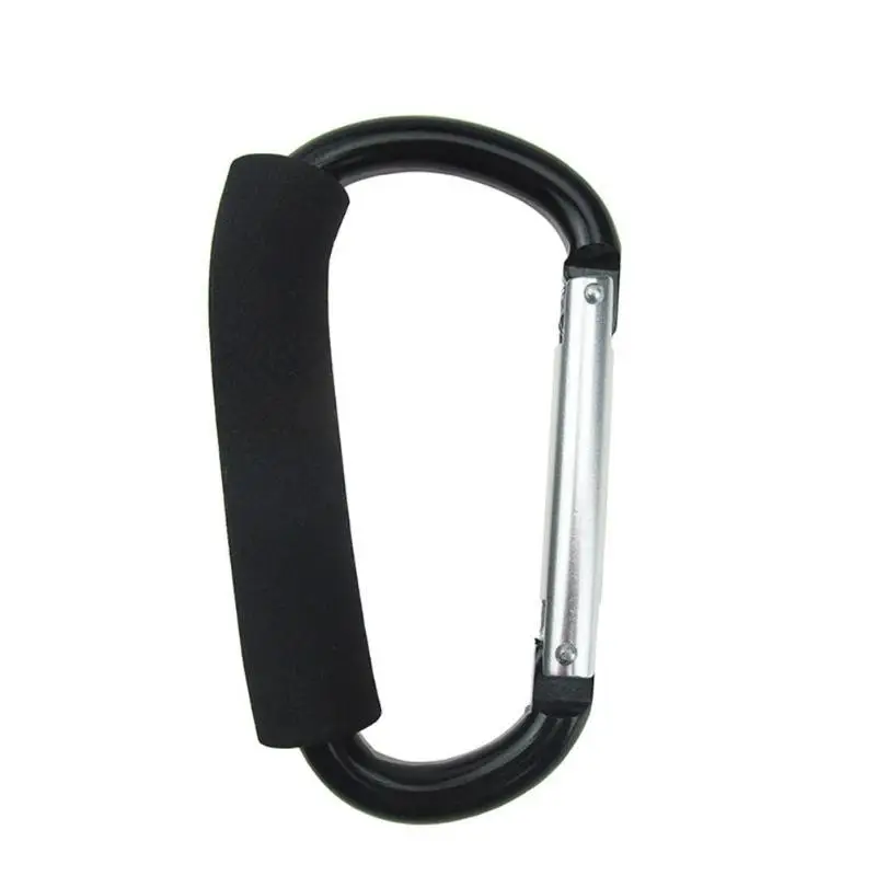 

Metal Carabiner D Shape Hook Baby Stroller Hook Shopping hook Accessories for Baby Stroller Accessories