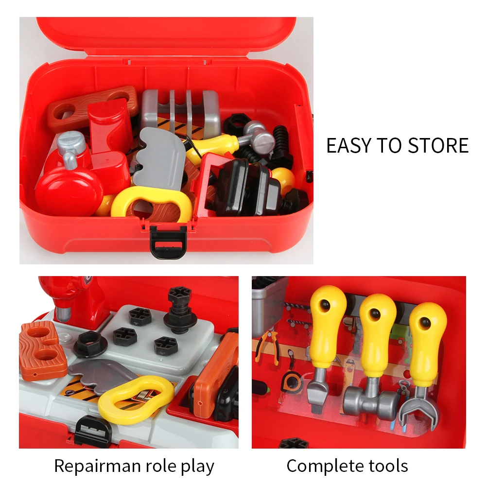 Детский миниатюрный набор инструментов для ремонта детей, набор инструментов для ролевых игр, обучающая игрушка для подарка, детские игры для мальчиков