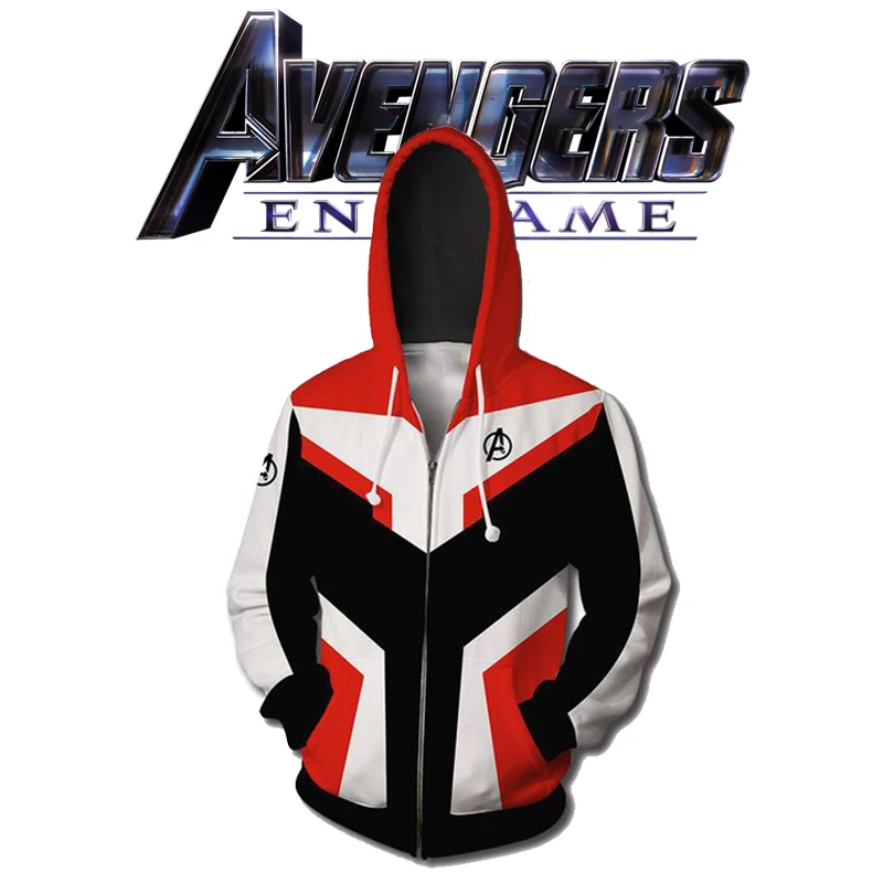 Avengers Endgame Hoodie Cosplay Avengers Iron Man Captain Marvel Captain America Black Widow Costumes For Men Women Dropship