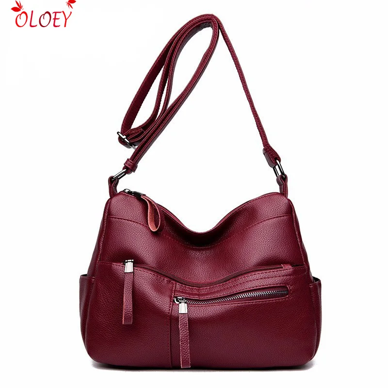 

2018 Luxury Handbags Women Bags Designer Brand Female Messenger Bags Crossbody Bag For Women Leather Shoulder Bag Vintage Girls