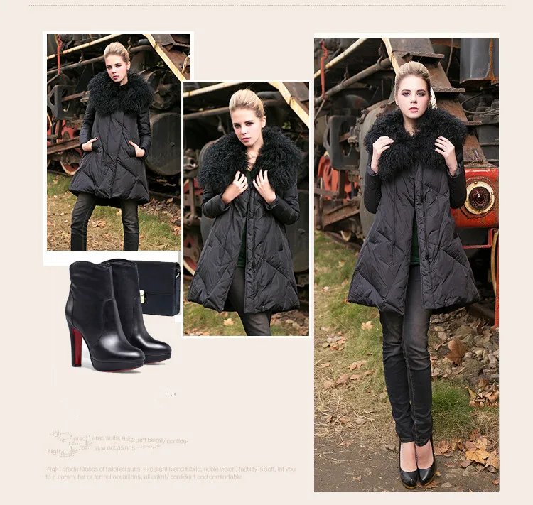 Women Winter Long Jacket Loose Plus Size 4XL Padded Parka Korean A Style Winter Coats Women Fur Collar Thick Cotton Jackets AS017