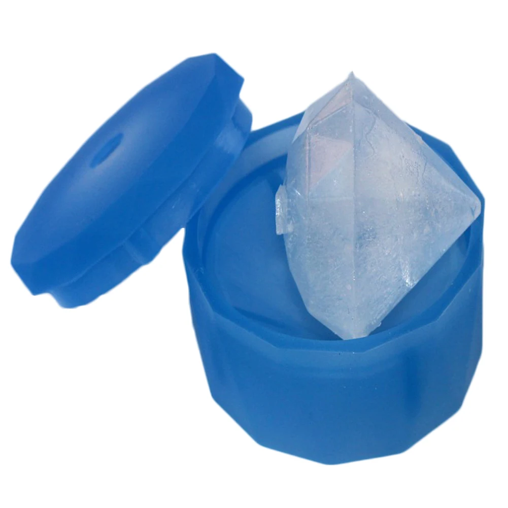 New High Quality Silicone Ice Molds Diamond Ice Mold Trays Single Ice