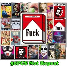50 Pieces Lot Mixed Cool Graffiti Stickers For Luggage Car Laptop Skateboard Bicycle Funny Doodle DIY