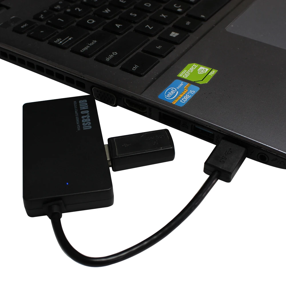 CHYI супер Скорость USB 3,0 HUB 4 Порты и разъёмы многопортовый USB-адаптер с АС/EU/US/UK внешний Мощность адаптер для ноутбука Macbook PC Аксессуары