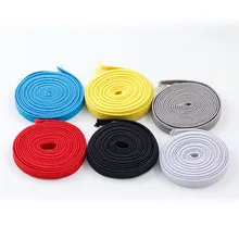 Высокое качество, 1 пара эластичных шнурки для обуви унисекс без завязок, спортивные кроссовки, атлетические шнурки для обуви 100 см* 0,6 см