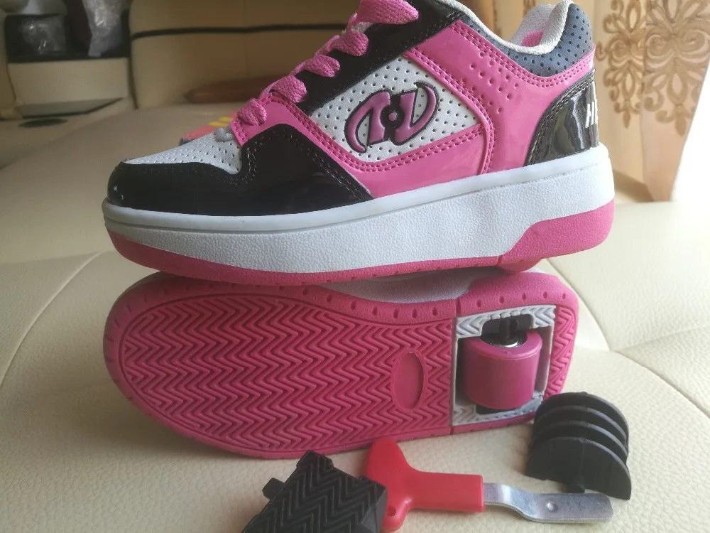 

Shoes Top Quality Children Shoes PU Leather Fashion Boys & Girls Wheel Sneakers Beathable Sports Casual For Kids Size 29-40