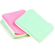 Цвет случайный водоросли растение Очищающая пудра для макияжа затяжки моющая щетка затяжки перчатки косметические инструменты