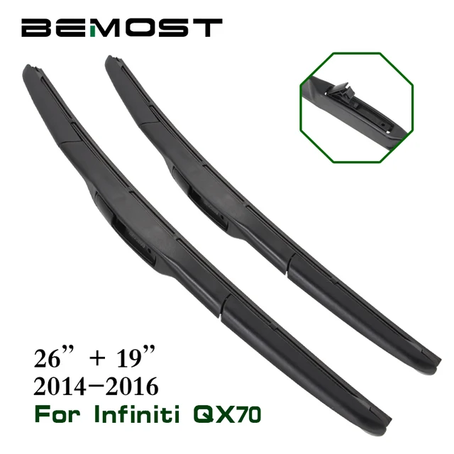 BEMOST Car Clean The Windshield Windscreen Wiper Blades Natural Rubber