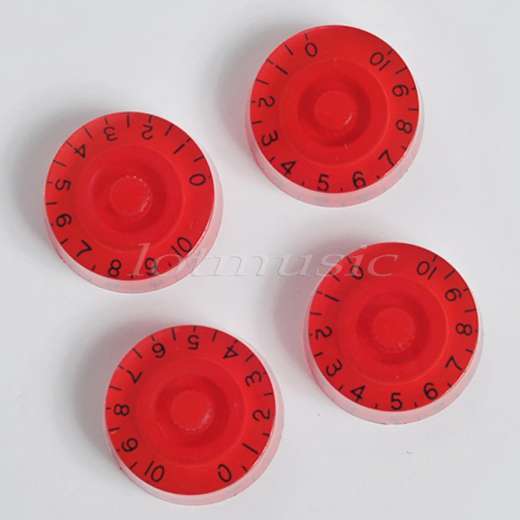 4pcs SG-335 Speed Control Knobs White for Gibson Les Paul Replacement Electric Guitar Parts