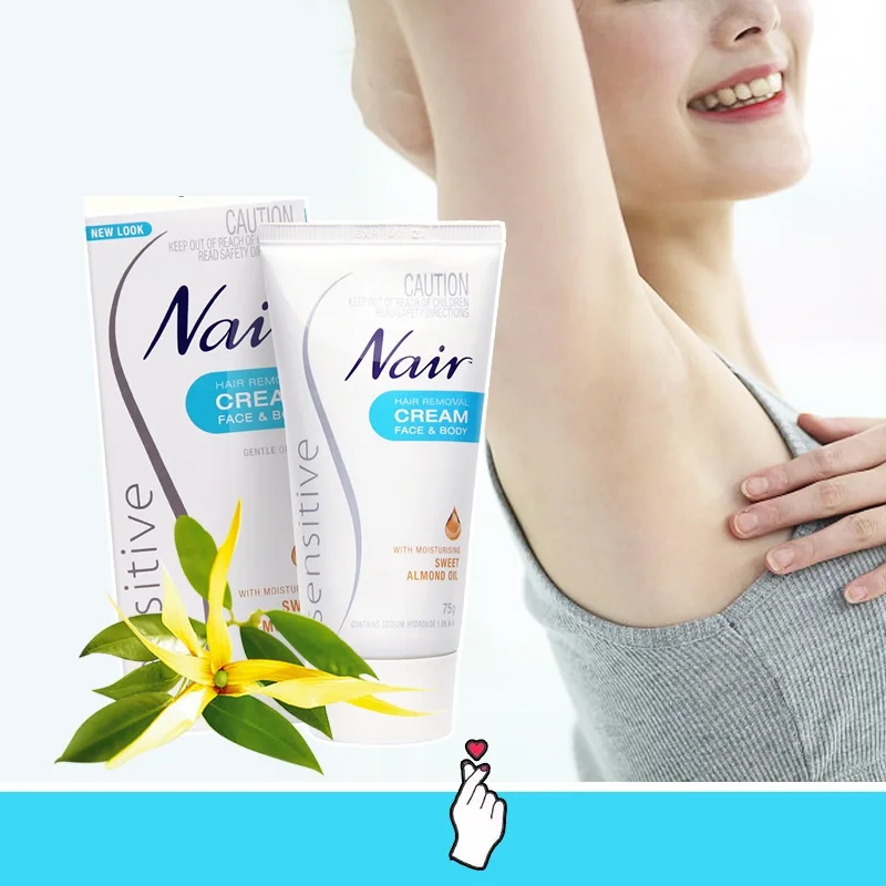 Оригинальный Австралия Nair чувствительный крем для удаления волос лечение удалить волосы вокруг чувствительных зон смягчающий кожу