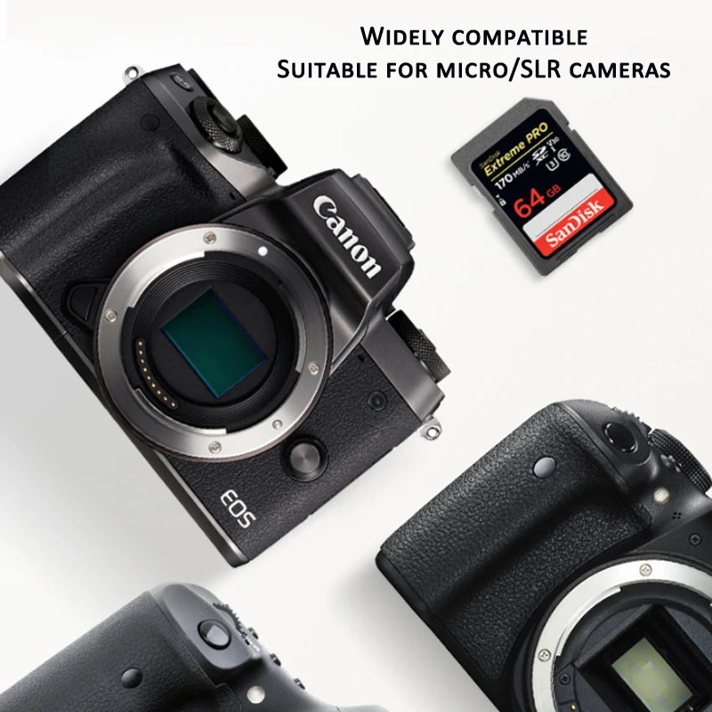 Карта памяти SanDisk Extreme Pro SDHC/SDXC флеш карта C10 U3 V30 UHS I для камер 32 ГБ 64 128 256 ГБ|Карты