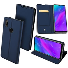 Dux Ducis кожаный чехол для Realme 3 Coque Realmi 3 Pro Роскошный тонкий флип-чехол-кошелек для Oppo Realme 3/Pro чехол s