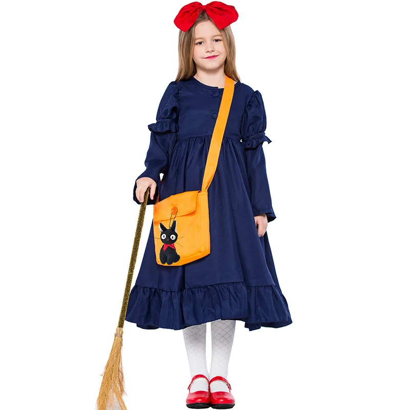 Delivery Service Kiki Cosplay Costume For Woman Girl Japan Anime Dress