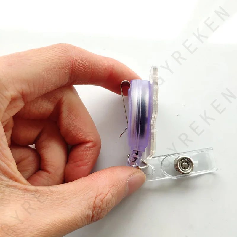 2019 cute cartoon student nurse retractable reel Badge Holder lovely Kids Reels