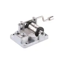 DIY Детская обучающая игрушка, музыкальный инструмент, механическая музыкальная шкатулка, рукоятка, шкатулки, декоративные коллекционные вещи для девочек