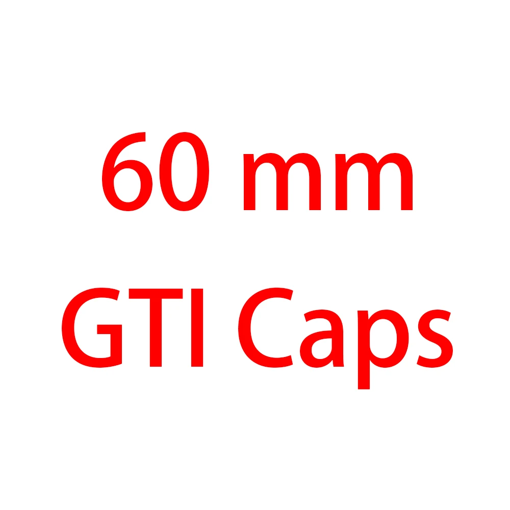 56 60 63 65 68 70 76 мм Автомобильная эмблема значок колеса Центр Колпачки ступицы для VW Golf Polo Passat Jetta Tiguan Touran Sharan Caddy MAGOTAN - Цвет: 60 mm GTI Caps