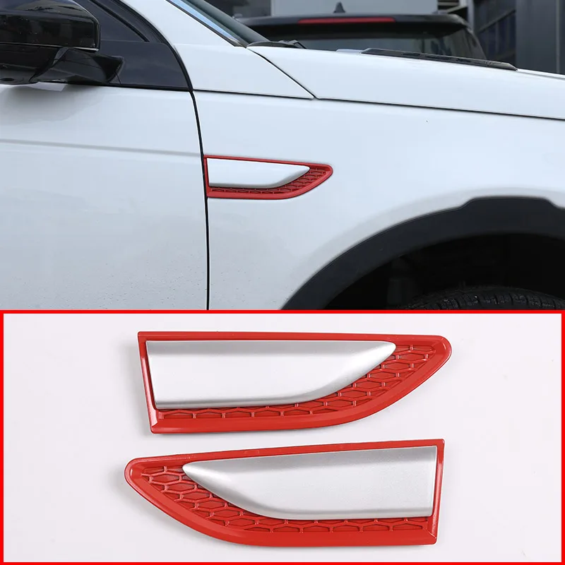 

For Land Rover Discovery Sport 2015-2018 Car ABS Red Fuel Tank Cap Cover Trim Replacement Accessories