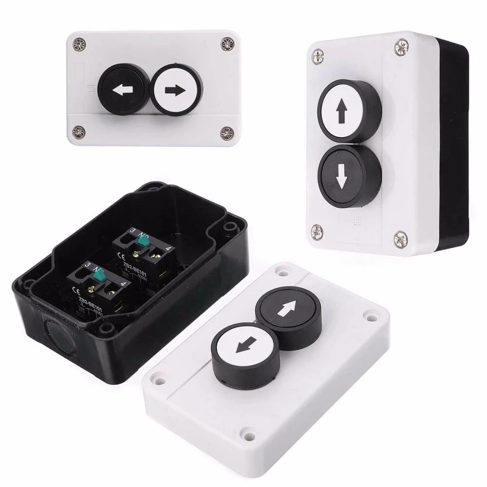 

High Quality Push Button Box Switch Arrows Up/Down Button Control Station Switches For Hoist Roller Door Double Insulated