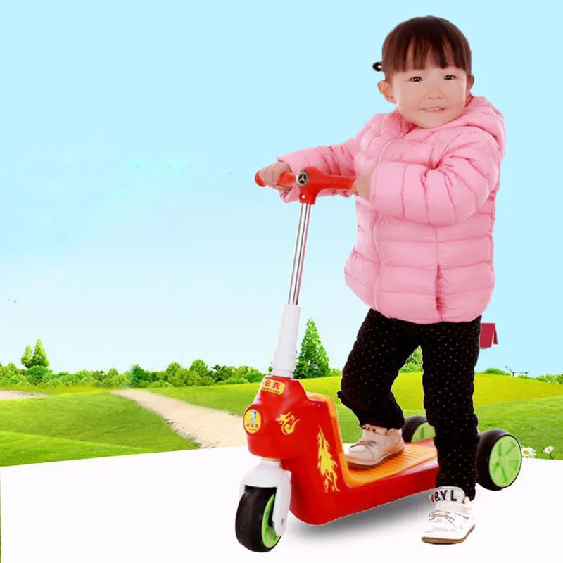 2 в 1 детский автомобиль, детский скутер, трехколесный велосипед, Многофункциональный Детский скутер, Детская езда на автомобиле
