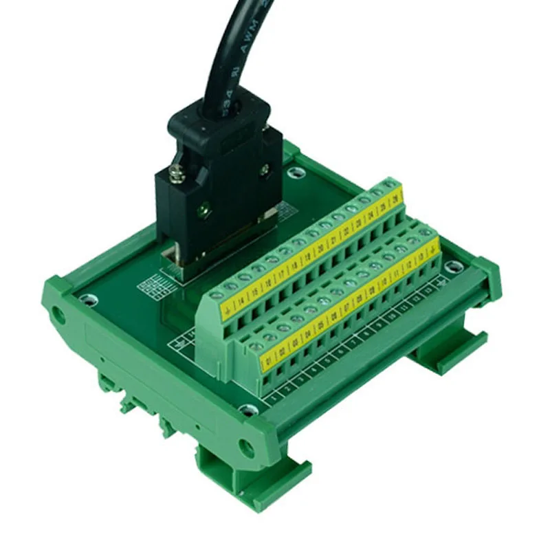 

Servo SCSI 26 module 26-pin Half-Pitch/0.05" D-SUB Female Breakout Board, DSUB, SCSI26 breakout board with cable
