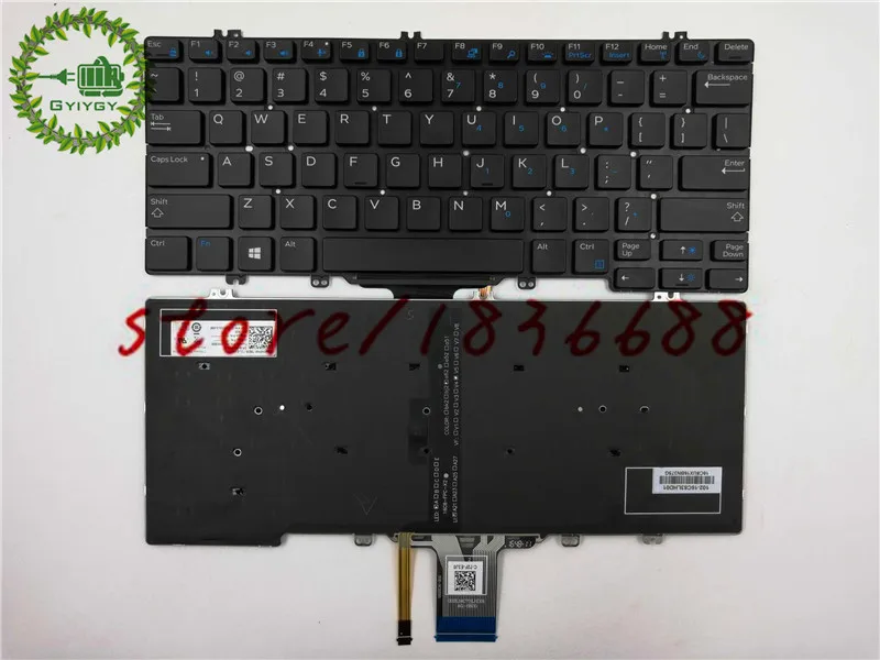 

GYIYGY keyboard For DELL Latitude E7280 E5280 E7285 E5285Laptop Keyboard