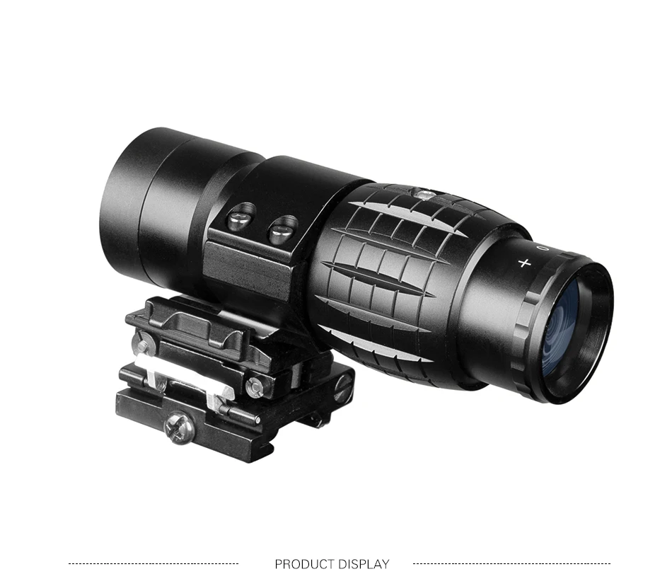 Lobo de Fogo Mira com Ajuste para 20mm Lupa Escopo Tático Visão Óptica Caça Riflescope Rifle Gun Ferroviário 3x 7 Lunetas Riflescopes