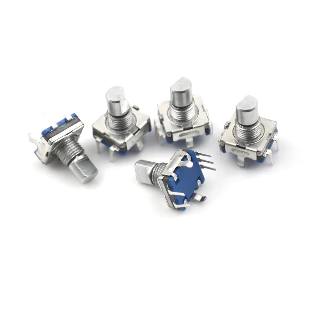5PCS Rotary Switches Encoder Push Button Switch Key Switch Electronic Components 12mm