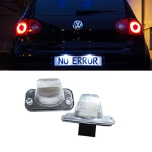 Emark canbus no error LED License Plate light For VW T4 Tranaporter Passat B5 Candy Jetta Touran Transporter car styling