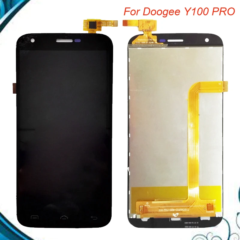 5 0 &quotЧерный Для DOOGEE Y100 PRO ЖК дисплей + Замена сенсорного экрана MTK6735