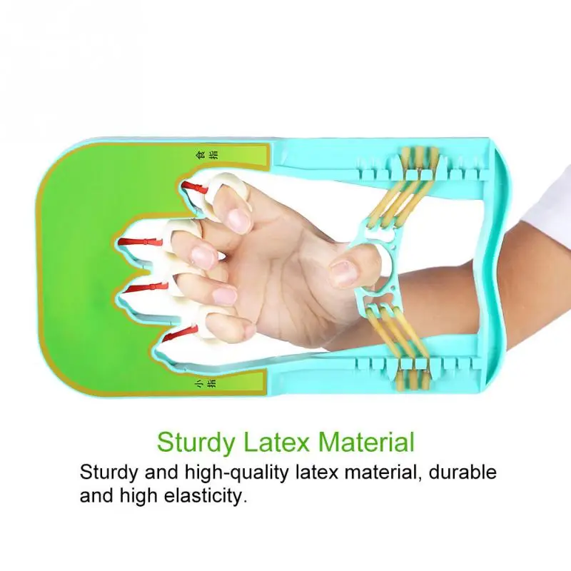 

Finger Wrist Grip Strength Trainer Hand Extend Exerciser Fitness Rehabilitation Equipement
