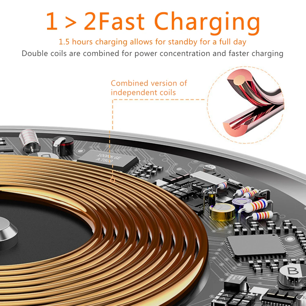 K2 QI стандартное беспроводное зарядное устройство для мобильного телефона для samsung S9 10 Вт Быстрая зарядка для мобильных телефонов для Apple iPhone X 7,5 Вт