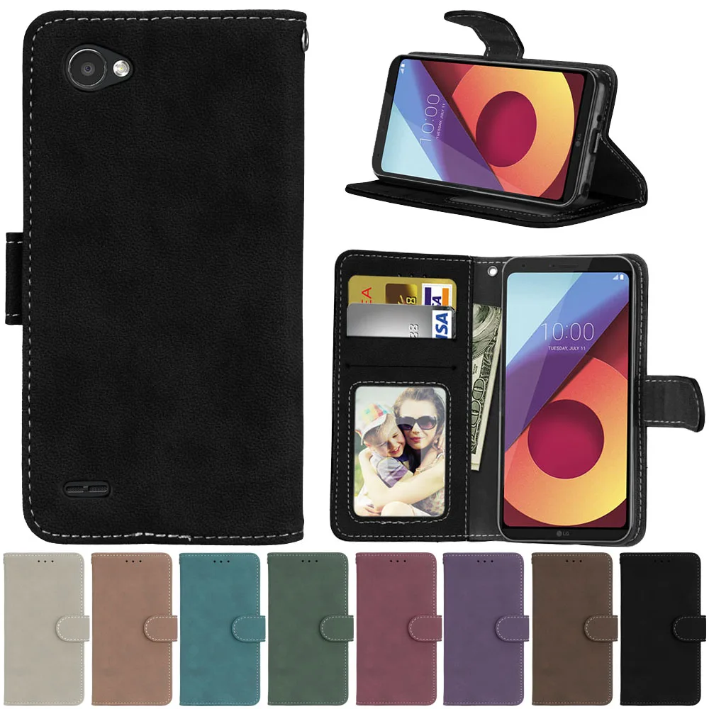 

Flip Leather Case For LG Q6 Alpha Wallet Cover For LG Q6 Alpha Q6a Q 6 a M700 Case Flip Protective Cover For LG Q6 Alpha M700