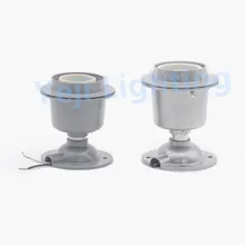 E27 E40 Взрывозащищенные водонепроницаемый винт керамический держатель лампы Алюминий Основание светильника для промышленного свет заводской номер прожектор лампы