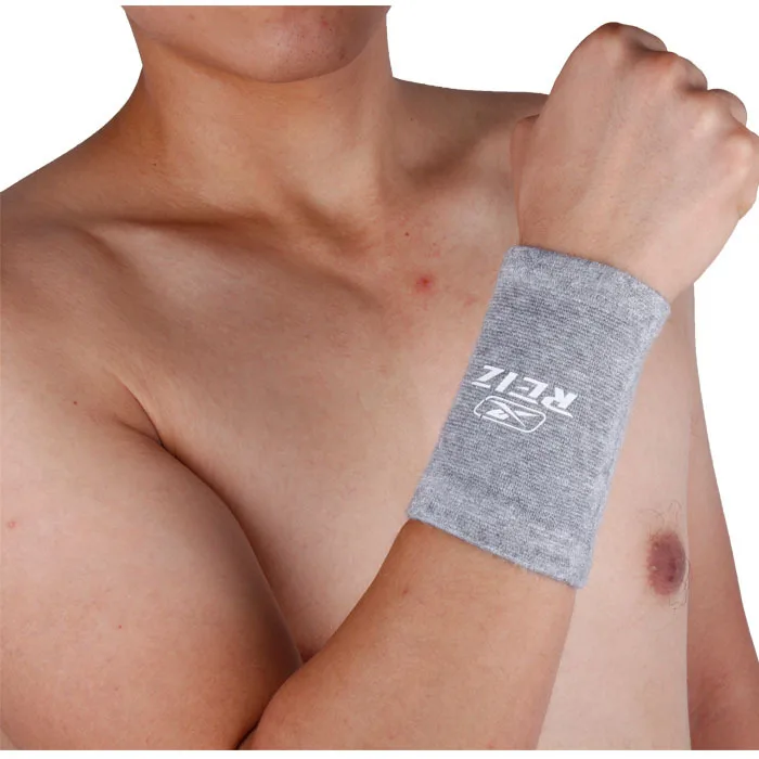 1 пара Bamboo Charcoal Wrist Sleeve support Band Brace Bandage Athlete Sports Basketball Protection-черный